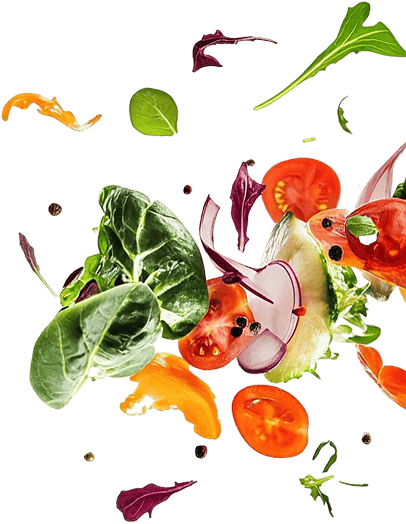 flying salad image - Amor Cooking